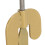 Goldfarbener Edelstahl-Sicherheits-Türstopper 10