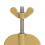 Goldfarbener Edelstahl-Sicherheits-Türstopper 6