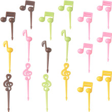 32 Stuks Muziekthema Fruitprikkers Voor Kinderen Decoratief