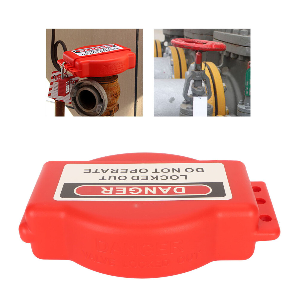 Lockout Tagout Valve Lock 25-165Mm Red Impact-Proof Safety Lock 3721351902498