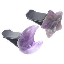 2pcs car vent clips moon star crystal outlet ornaments