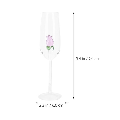 2Stk Elegant Weinglas Tragbar Cocktailglas 1