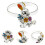 6Pcs Silver Alloy Bunny Napkin Rings Easter Table Setting Accessories 5