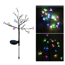 Led Solar Licht Äste Leuchten Außen Garten Kirschblüten Deko