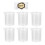 6St 100Ml PP Kunststoff Messbecher Mit Einteilung 5