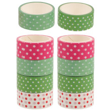 10Stück Süßes Washi Papierklebeband Für DIY Basteln Und Verpackungen