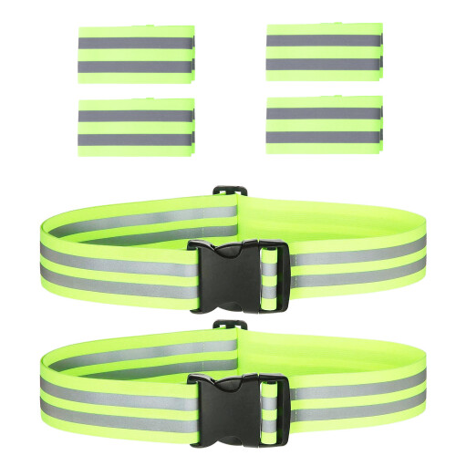 1Set Reflecterende Band Elastisch Voor Hardlopen Fietswandelen 2
