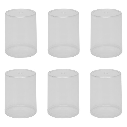 6Pcs Clear Plastic Model Storage Boxes for Small Figurines Display
