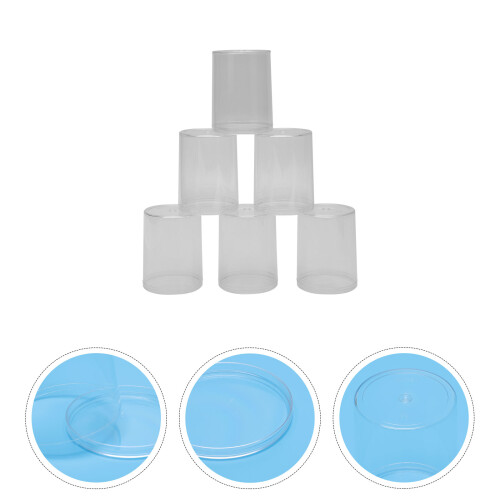 6Pcs Clear Plastic Model Storage Boxes for Small Figurines Display 1
