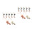 160 Mini Statue Realistici Per Decorazione Halloween 6