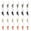 160 Mini Statue Realistici Per Decorazione Halloween 3