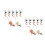 160 Mini Statue Realistici Per Decorazione Halloween 7