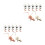 160 Mini Statue Realistici Per Decorazione Halloween 4