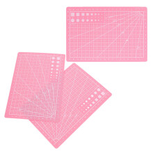 3Pcs Plastic Cutting Board For Crafts Sewing Fabric A5 Double-Sided