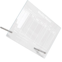 1 Set Transparent Acrylic Memo Writing Board