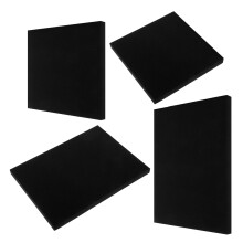 4Pcs Black Foam Padding Sheets For Shipping Grid Insert Box Packaging