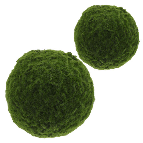 4 Unidades Bolas De Artificial Verde Para Decoração E Artesanato