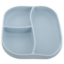 Prato Dividido De Silicone Com Ventosa Para Idosos