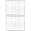 2Pcs Stainless Steel Wire Cooling Rack for Oven Use and Bread Baking 7