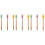 3 Sets 3Pcs Silicone Honey Dippers Sticks Assorted Colors 4