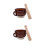 2 Sets Garlic Mortar Grinder Manual Press Old-Fashioned Bowl 6