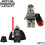 Vader Darth 4pcs 3 Storm Troopers Star Wars Mini Figure Building Block Decor Toy 3