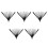 5Pcs Wood Folding Fan Frame Kit For Diy Handheld Fans 6