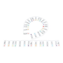Removable Silicone Piano Keyboard Sticker Label for 61 Keys