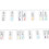 Removable Silicone Piano Keyboard Sticker Label for 61 Keys 7