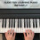 Removable Silicone Piano Keyboard Sticker Label for 61 Keys 3