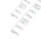 Removable Silicone Piano Keyboard Sticker Label for 61 Keys 11