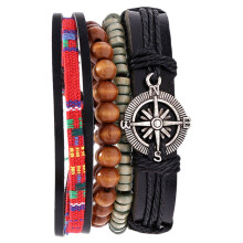Ledergeweitetes Armband Verstellbar Hip-Hop-Stil Handkette