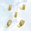 5 Diy Glitzerband Geripptes Polyester Geschenkband Gold 11
