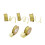 5 Diy Glitzerband Geripptes Polyester Geschenkband Gold 8