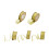 5 Diy Glitzerband Geripptes Polyester Geschenkband Gold 6