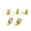 5 Diy Glitzerband Geripptes Polyester Geschenkband Gold 7