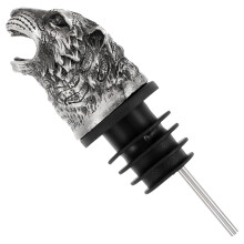 Weinflaschenausgießer Tigerkopf Design Neuartiger Metall Ausguss
