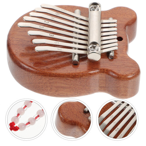 Piano À Pouce Enfant Portable Bois+alliage Polyvalent 2