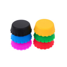 6St Silicone Flessendoppen Set Voor Wijn, Bier En Seizoensfles