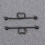 2 Paar Industrielle Barbell Ohrstecker Herzform 6