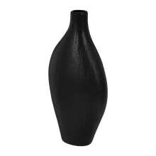 2Pcs Home Ceramic Vase Black Craft Flower Decoration Container