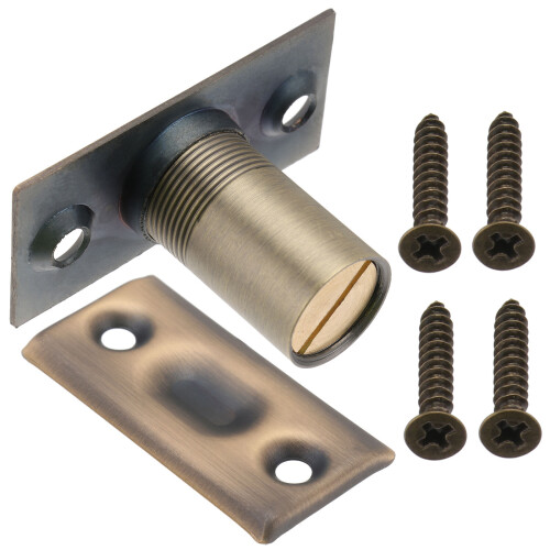 Spring Unsichtbare Holzschranktür Perlenverschluss Grün Bronze