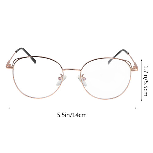 2Stk. Blaulichtfilter-Brille Computerbrille Metallfassung Brillen 1