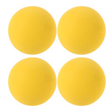 12 Pcs Yellow Rubber Balls High Rebound For Sports Practice