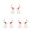 3Pièces Boucles D'oreilles Pâques Main Multicolores 5