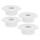 4Pcs Escutcheon Para Chuveiro Automático 1/2" 10