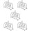 5Pcs Stainless Steel Toast Rack For Bread Kitchen Desktop Accessory 10