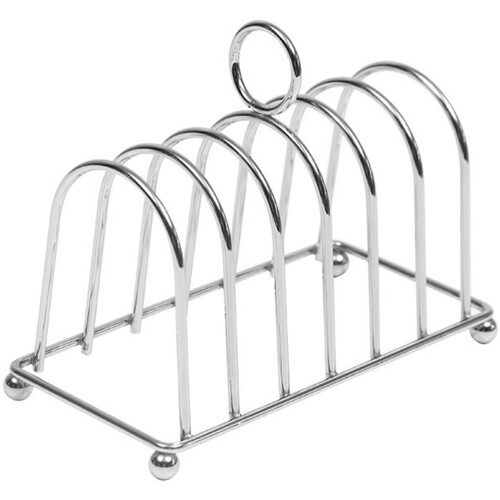 5Pcs Stainless Steel Toast Rack For Bread Kitchen Desktop Accessory 2