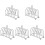 5Pcs Stainless Steel Toast Rack For Bread Kitchen Desktop Accessory 4