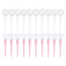 20St 8Ml Lutscherform Lipgloss Tube Für Zu Hause (Pink, Weiß)